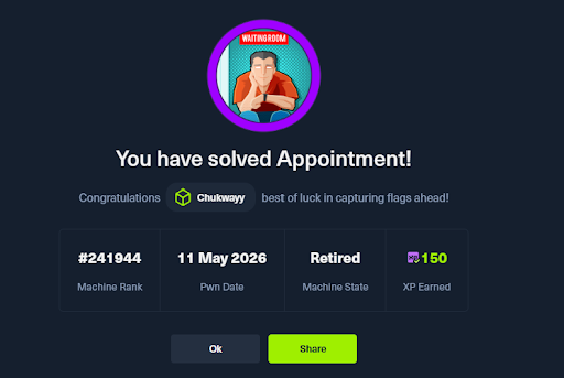 HTB completion validation